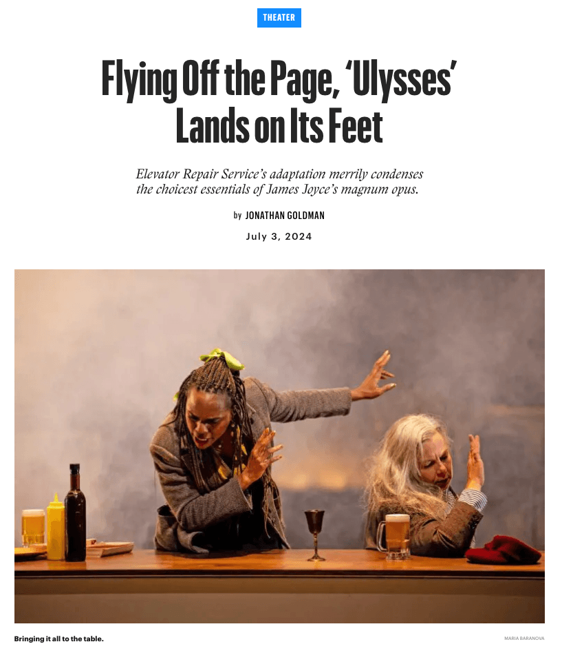 Ulysses Review in the Village Voice